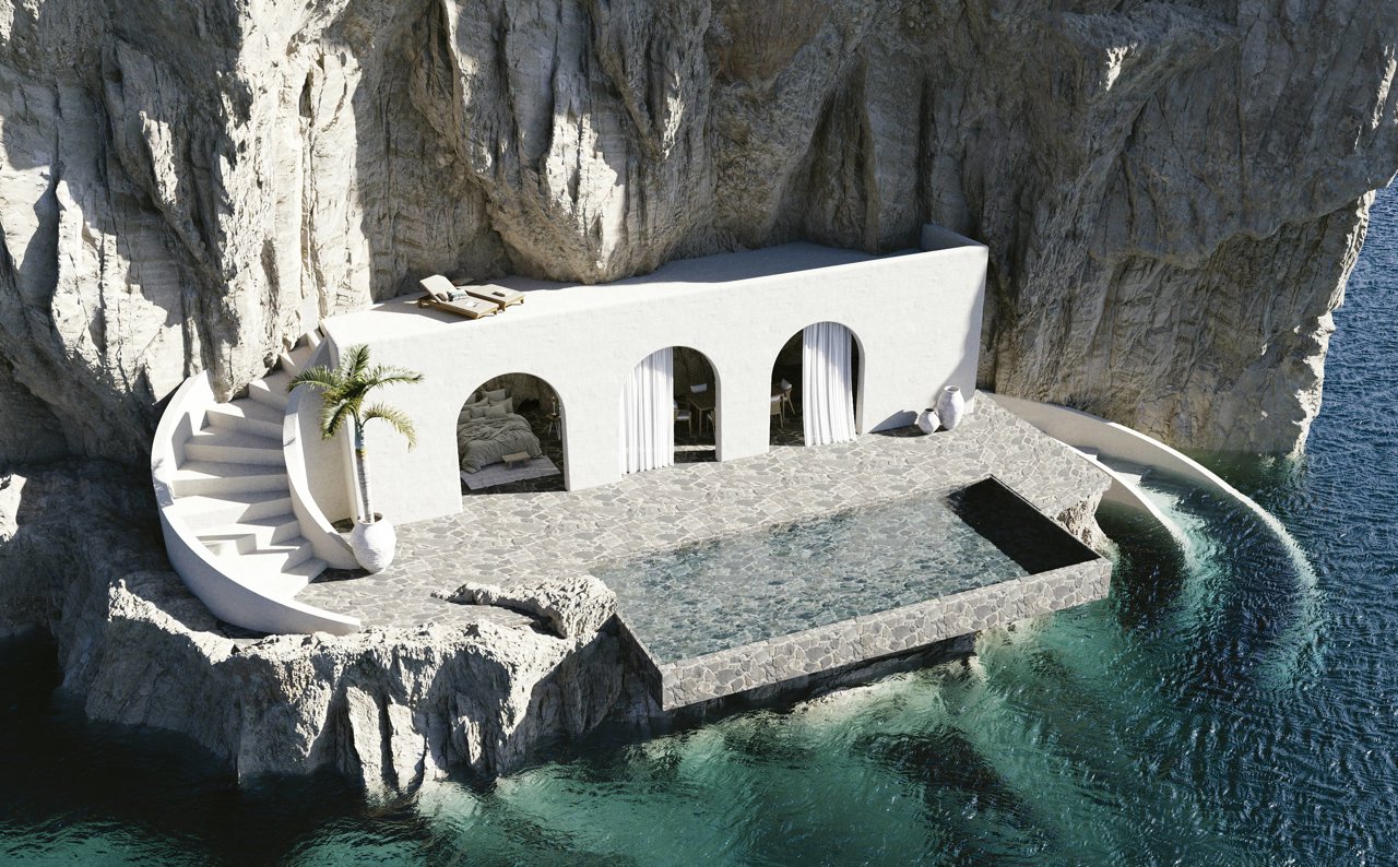 The Ocean Shelter, proyecto imaginado en Positano