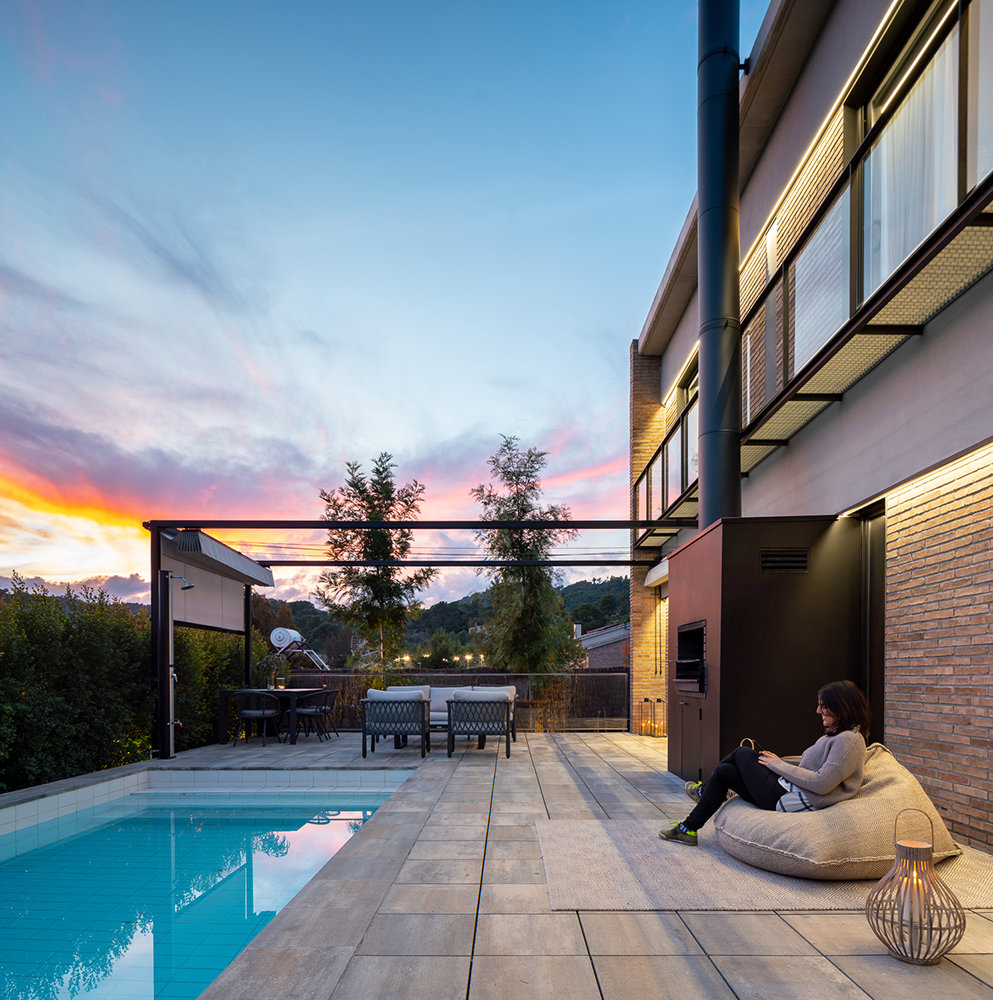 casa nexe arquitectura bonart terraza piscina