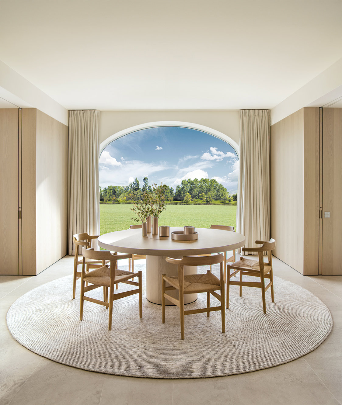 El estudio belga TJIP materializa su máxima en esta casa: crear espacios que perduren. FOTO: Eugeni Pons