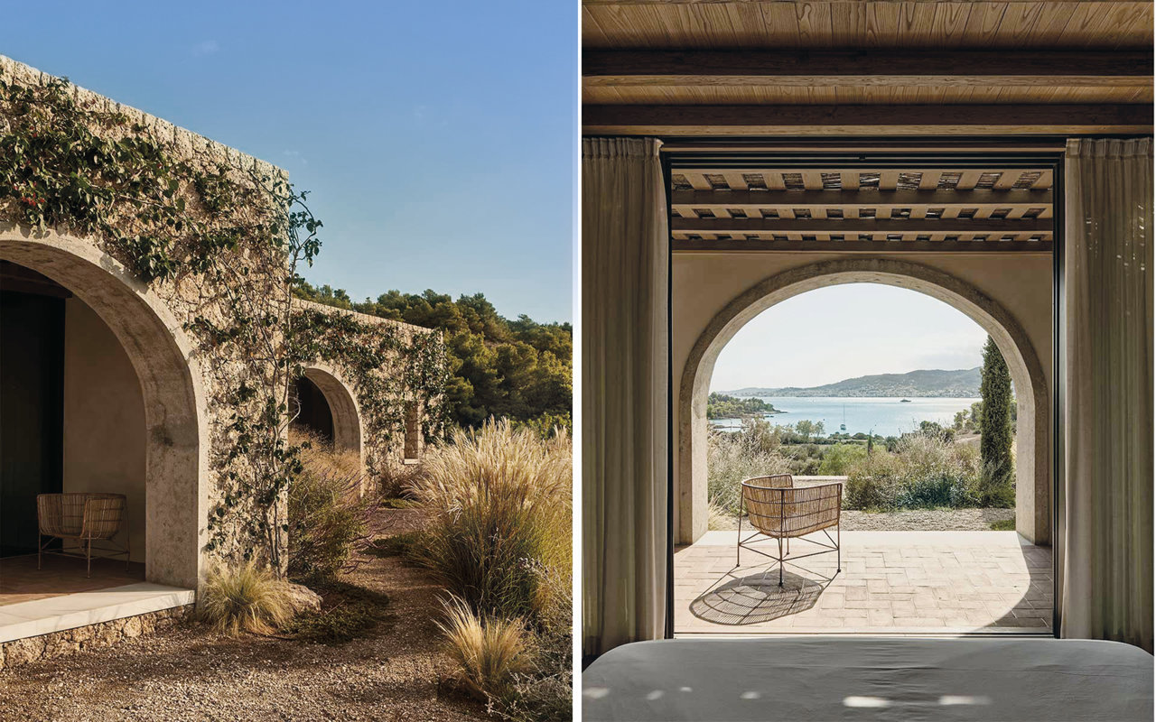Villa Derrida, en el Peloponeso griego, de K-Studio. 