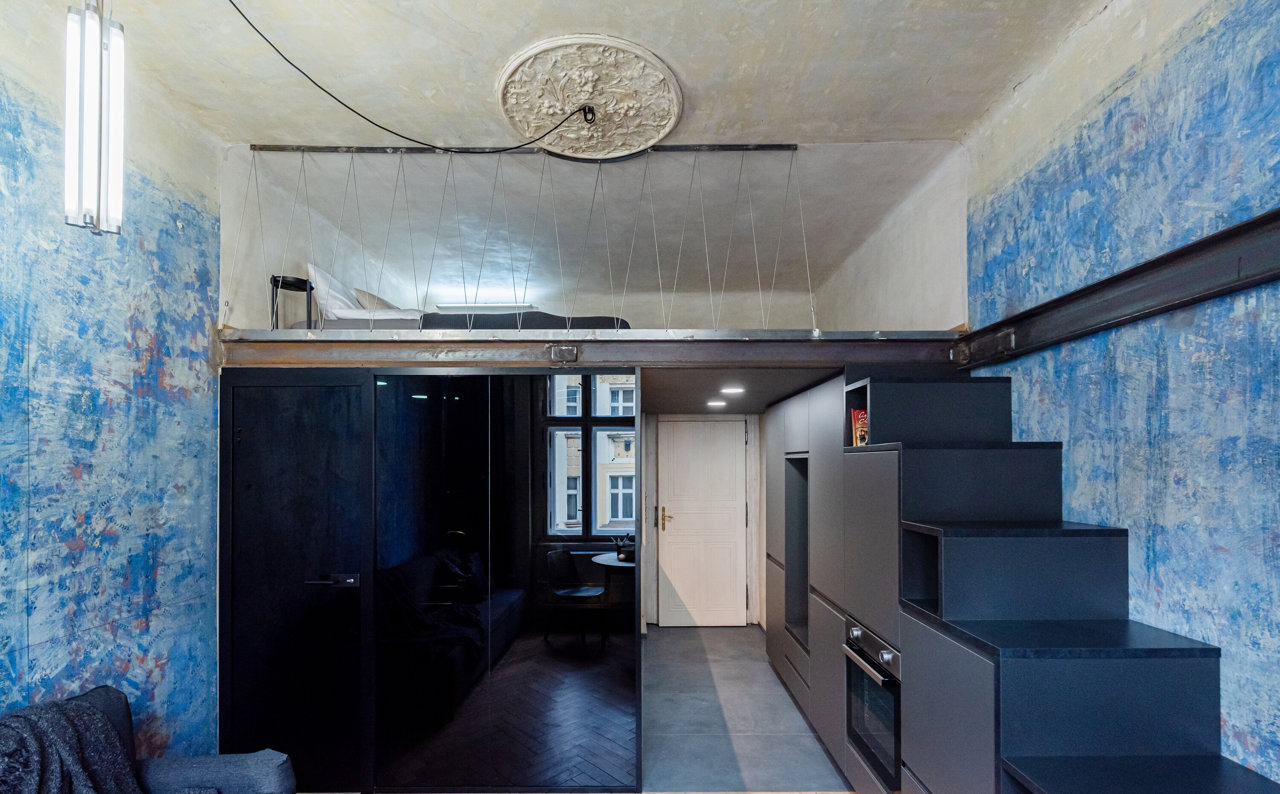 Apartamento azul
