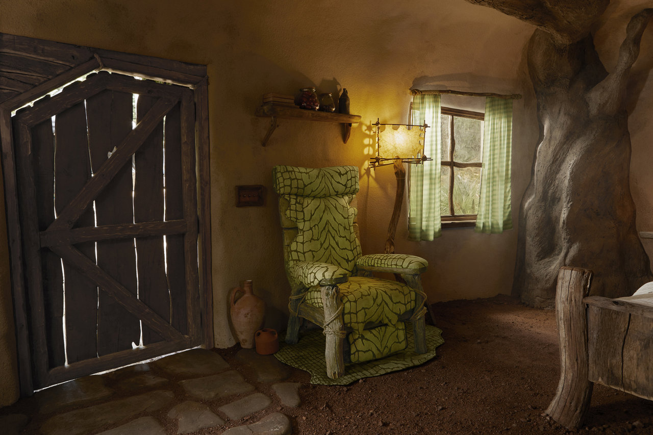 El interior de la casa