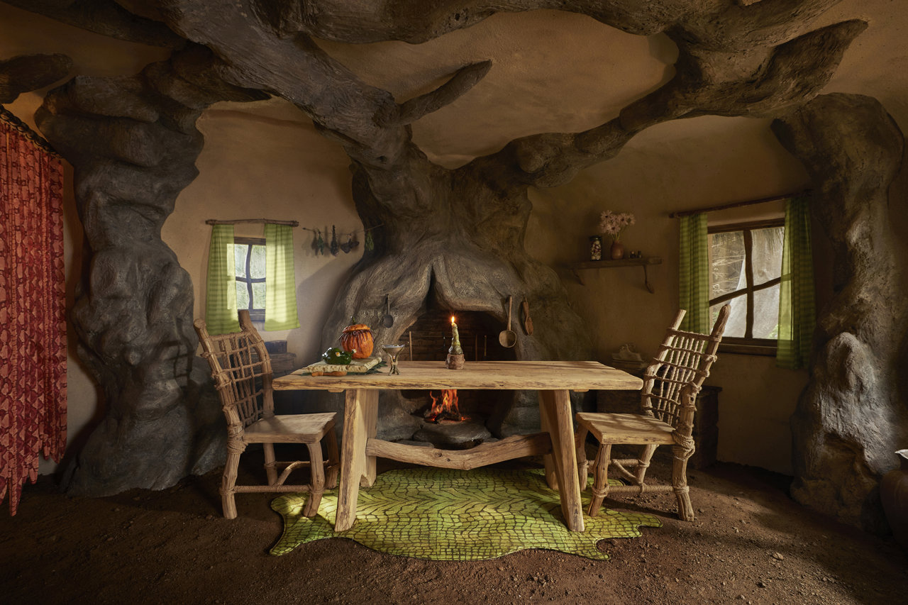 La casa está ambientada con todo detalle