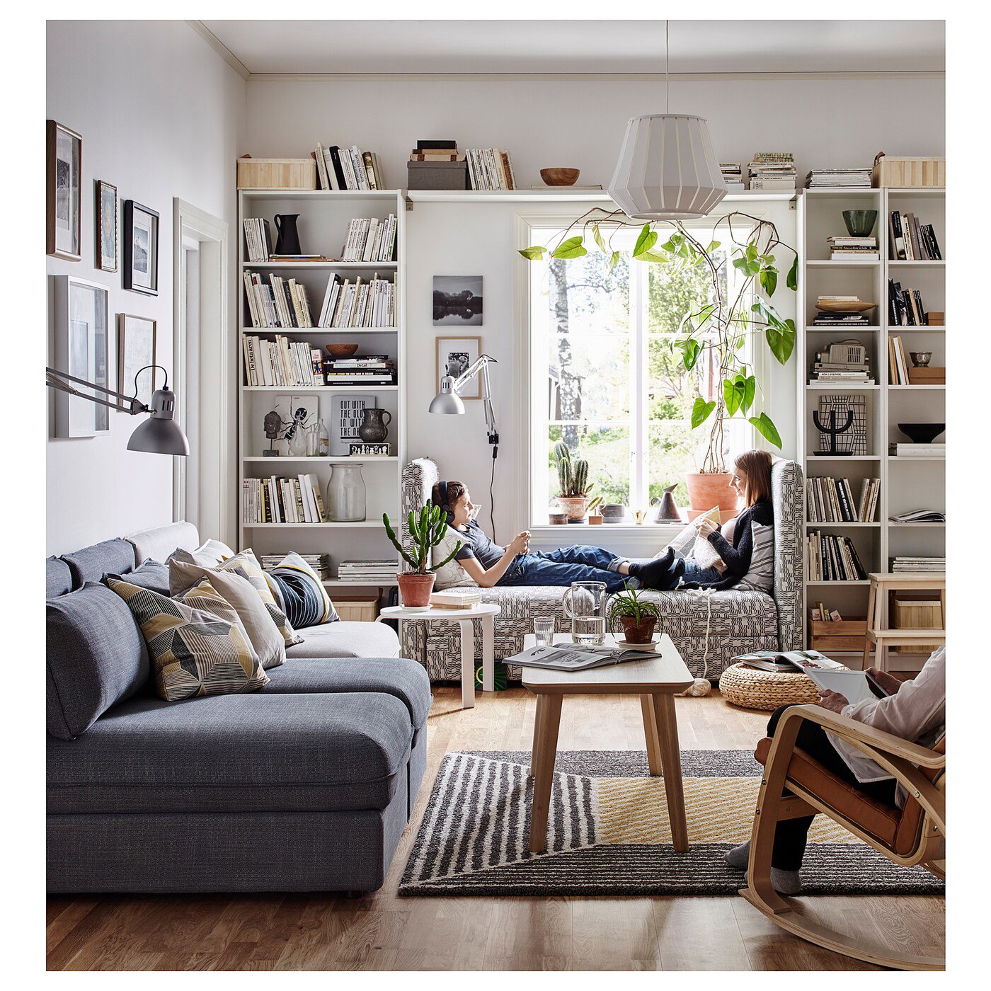 Libreria Billy de Ikea pisos pequen~os