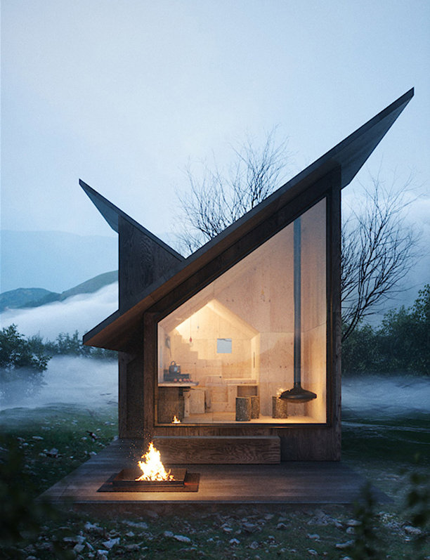 10 casas prefabricadas de madera diseñadas para disfrutar de la desconexión de un invierno en la naturaleza