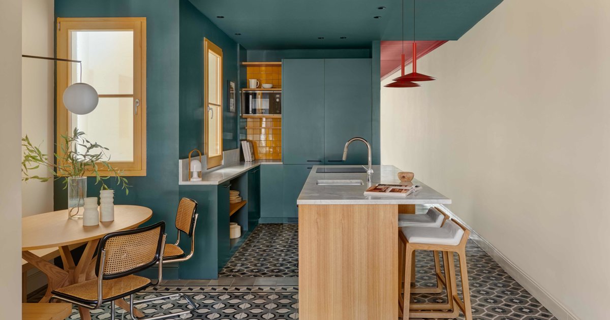 9 cucine colorate che renderanno questo spazio il preferito della tua casa